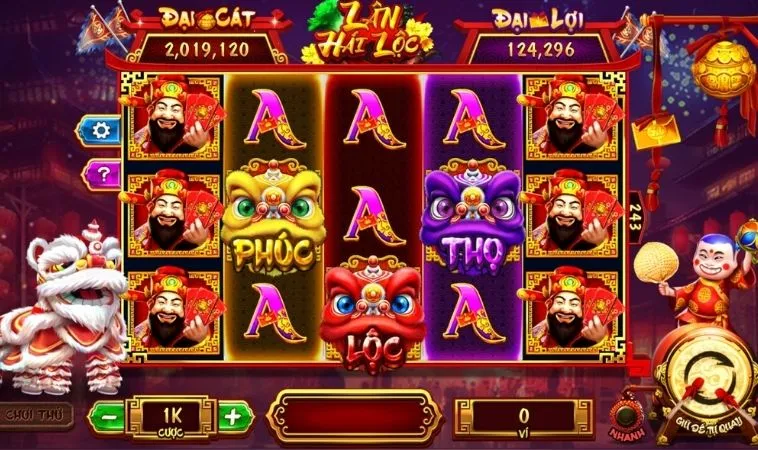 Các biểu tượng trong game Nổ Hũ Lân Hái Lộc tại 23WIN