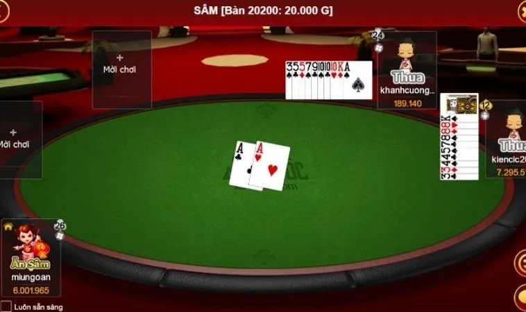 Cách Chơi Sâm Lốc Nhà Cái 23WIN Chuẩn Xác Nhất 2 Bàn chơi Sâm Lốc nhà cái 23WIN